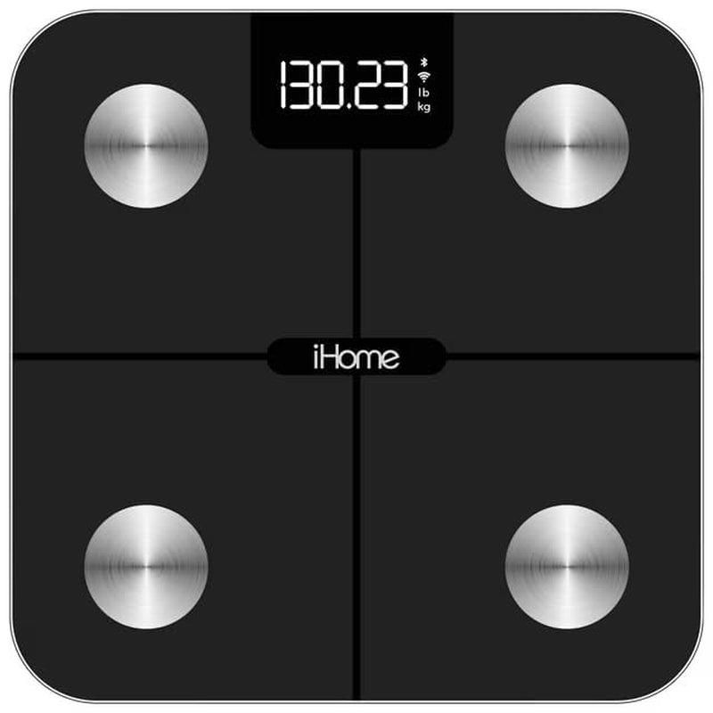 Digital Wifi Smart Scale for Body Weight, Weight Scale, Including BMI, Body Fat, Muscle Mass, Batteries Included (Black Smart Wifi)