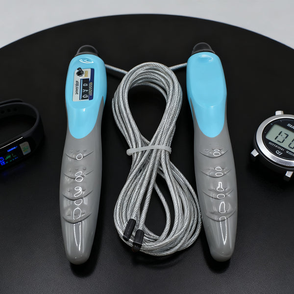 Adjustable Jump Rope with Digital Counter – Anti-Slip Handles for Fitness & Workout