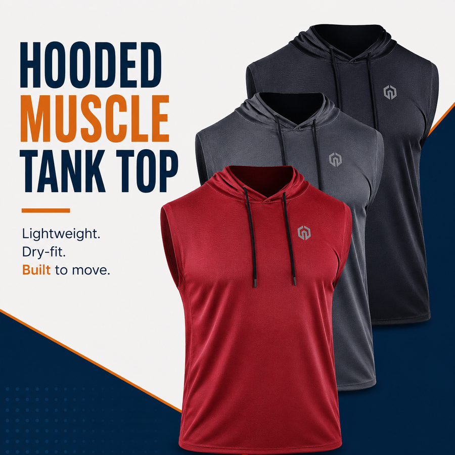 Hooded Muscle Tank Top
