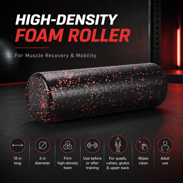 High-Density Foam Roller for Muscle Recovery & Mobility
