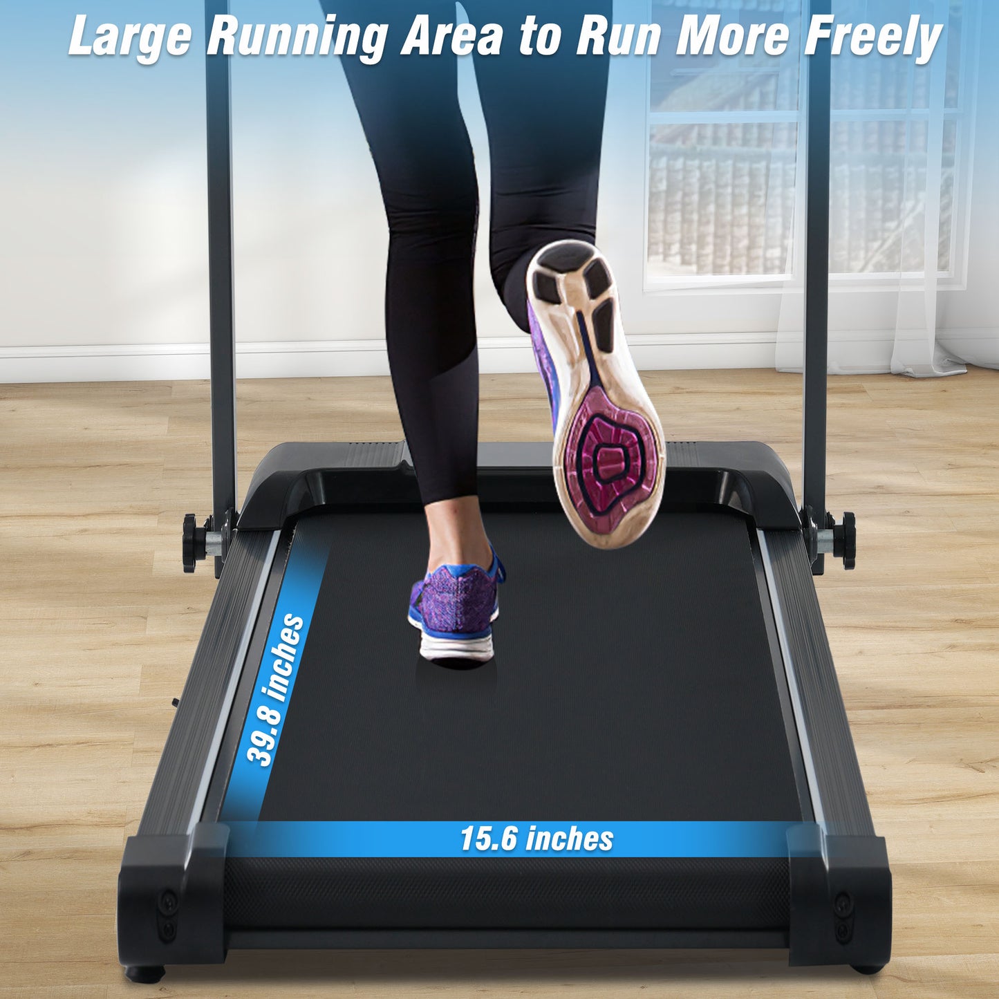 Revolutionary Folding Treadmill for Home and Office - 2.5HP Walking Pad with Adjustable Incline and 265lbs Capacity for Ultimate Fitness